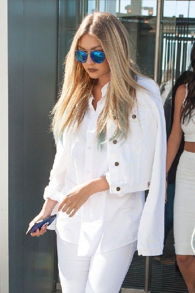 Gigi Hadid took to the streets of Sydney, Australia, with her signature golden lengths swinging over her shoulders